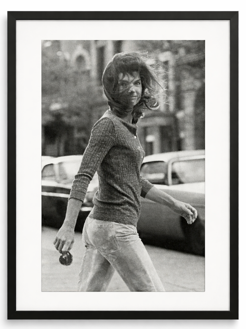 Jackie Kennedy Print Autographed By Ron Galella with Certificate Of Authenticity + Book